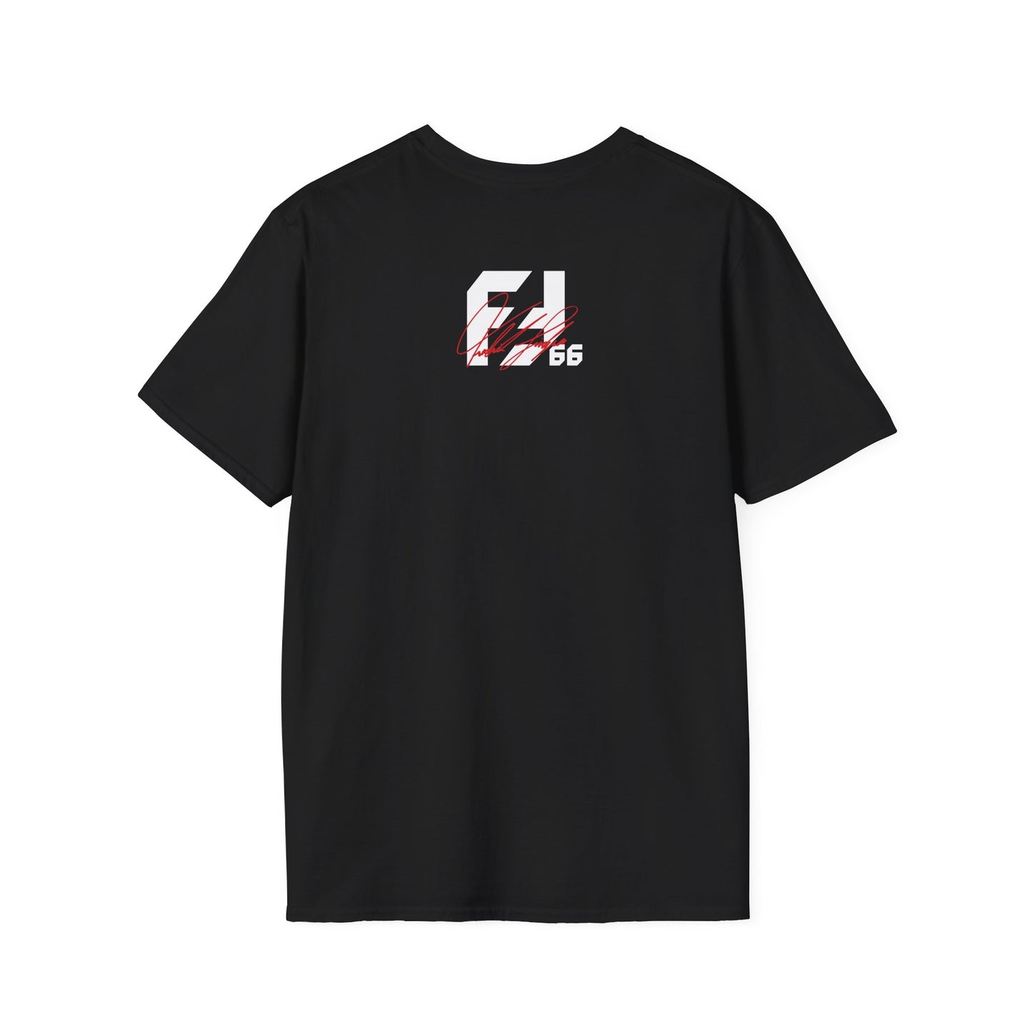 Fredrik Lindgren Blue Logo - Pattern - Softstyle T-Shirt
