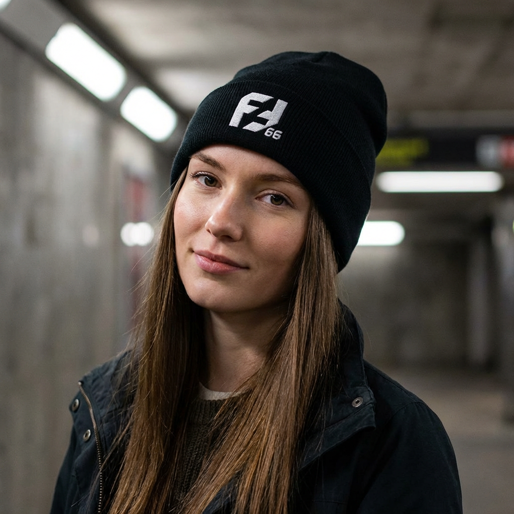 FL 66 Classic Cuffed Beanie (Embroidery)